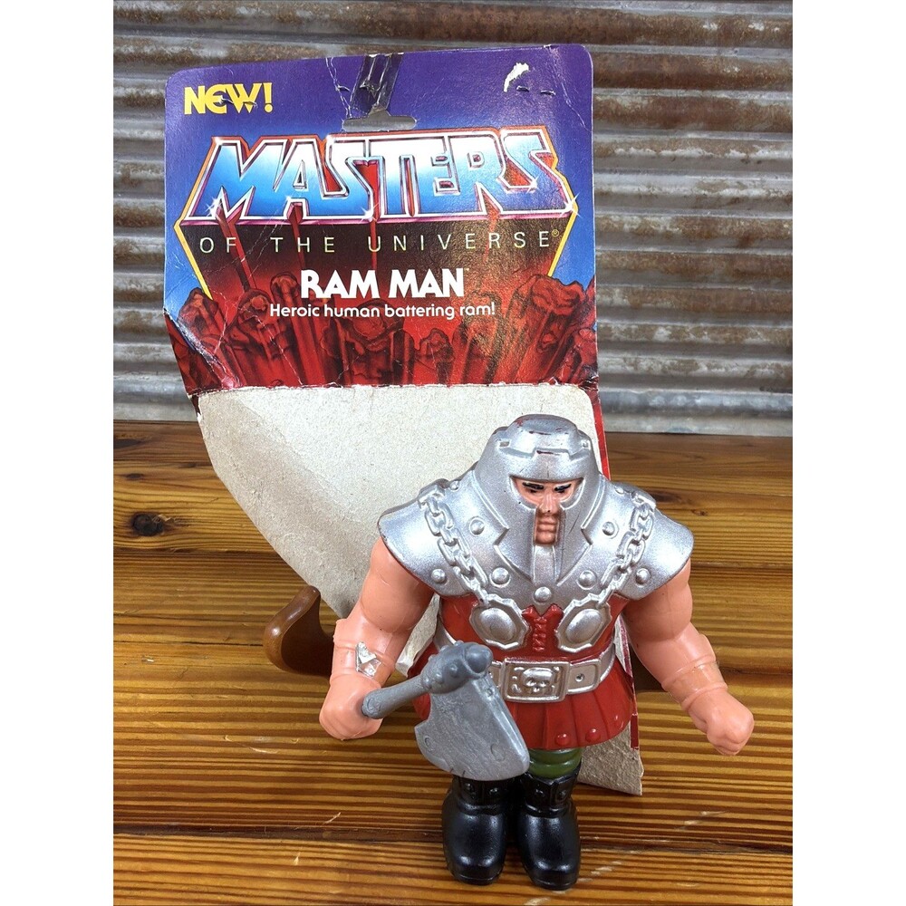 MOTU RAM MAN Masters of the Universe 100% Complete He-man w/Card Back & Comic